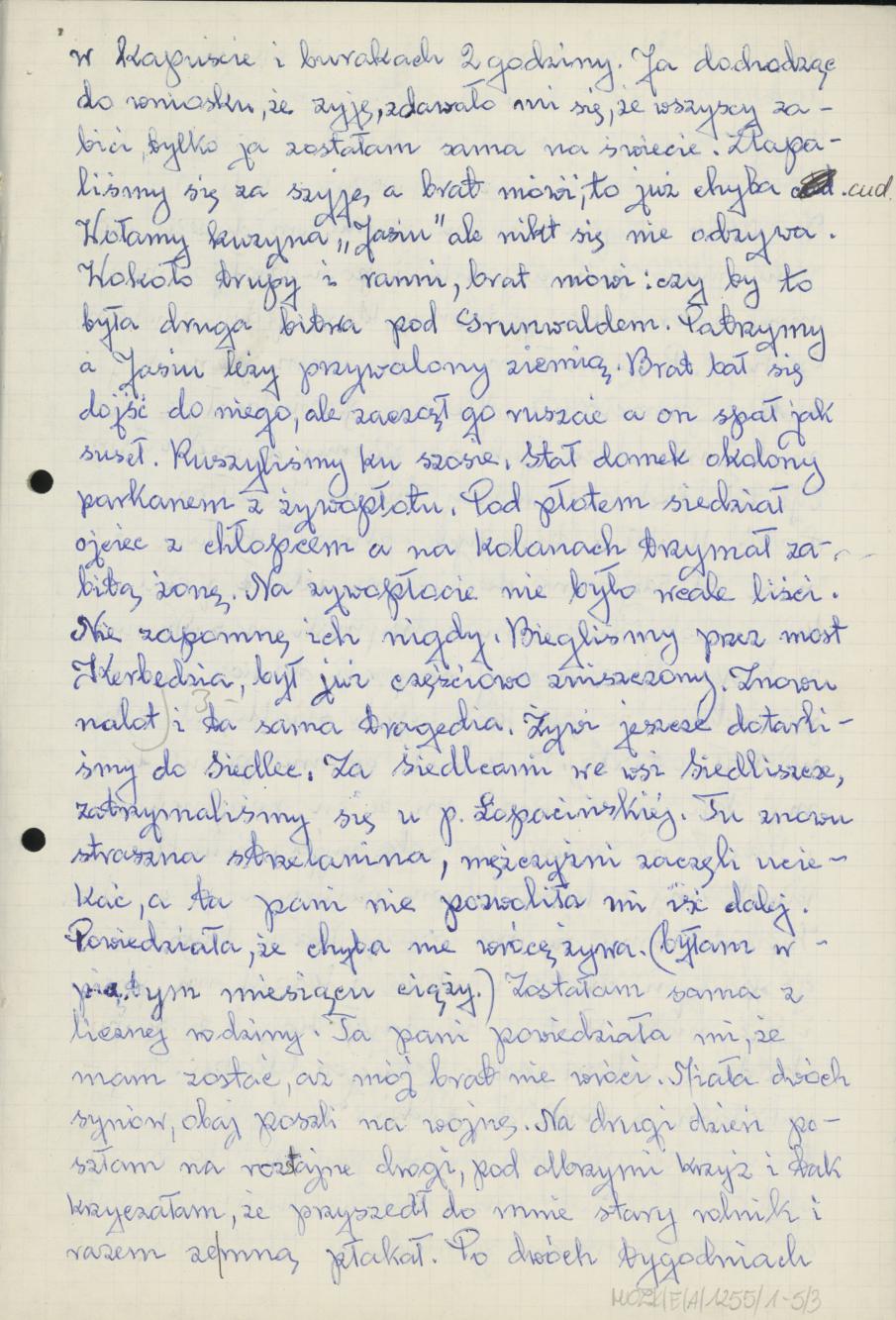 Moja ucieczka w dniu 1 IX 1939 r.