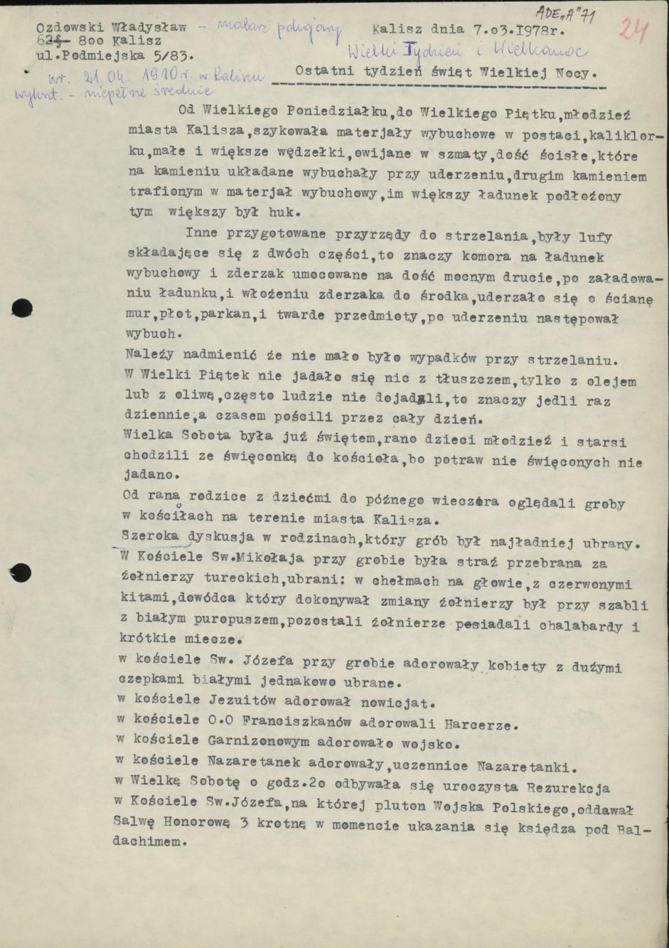 Ostatni tydzień Świąt Wielkiej Nocy