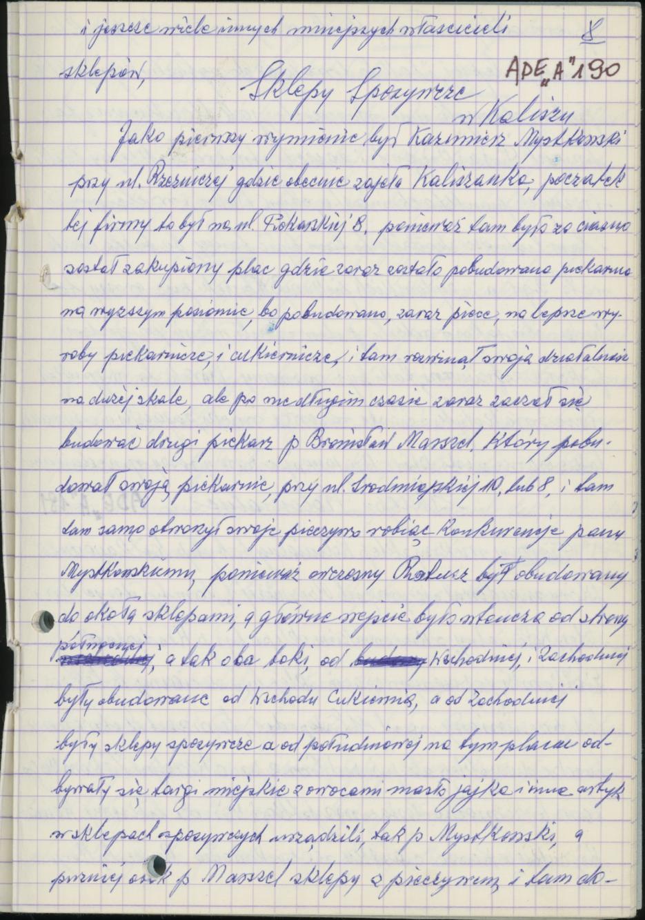 Fragmenty Miasta Kalisza, cz. 1