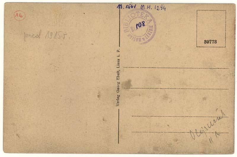 Rynek w Lesznie - pierzeja południowa