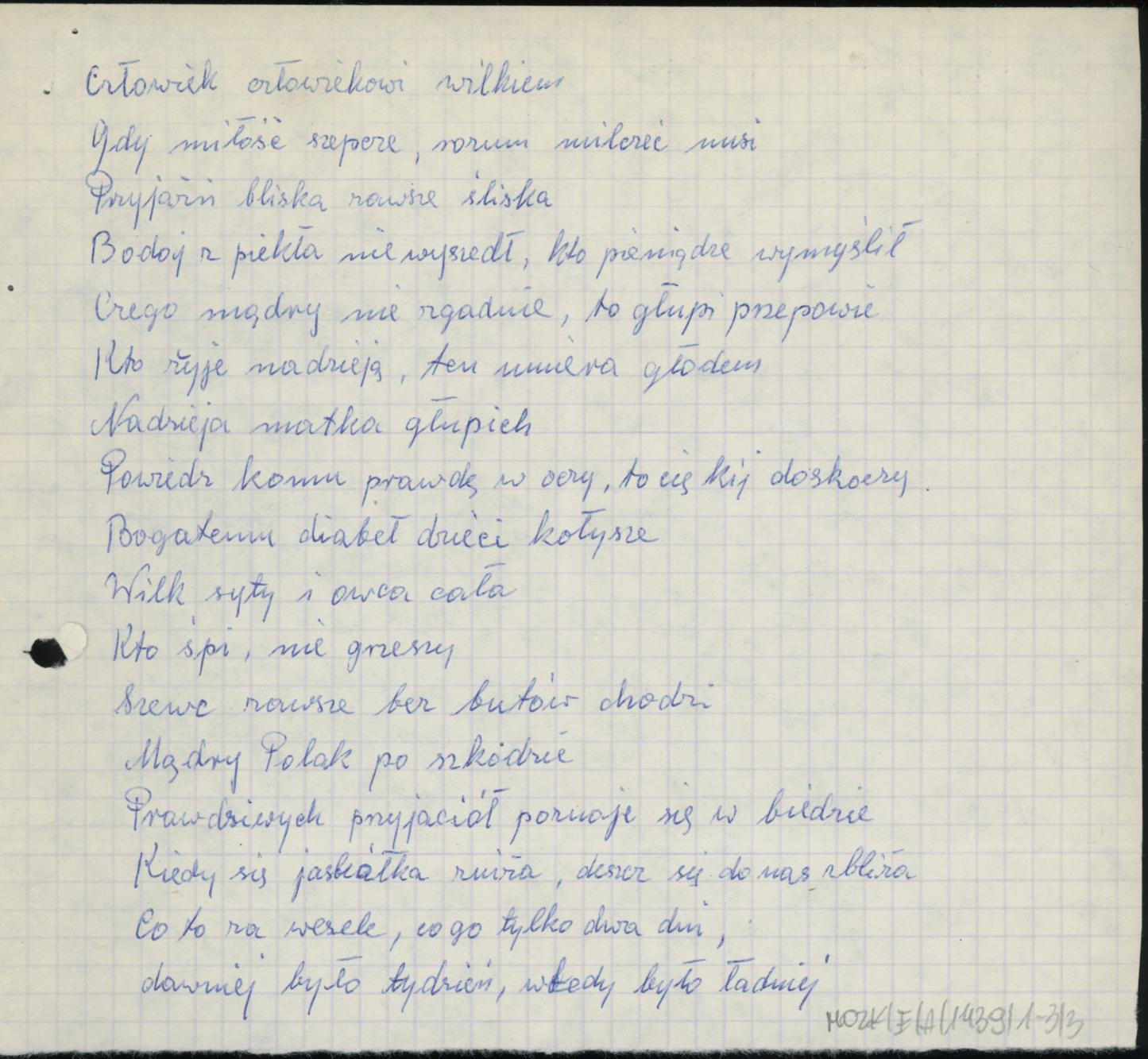 Przysłowia używane w Kaliszu