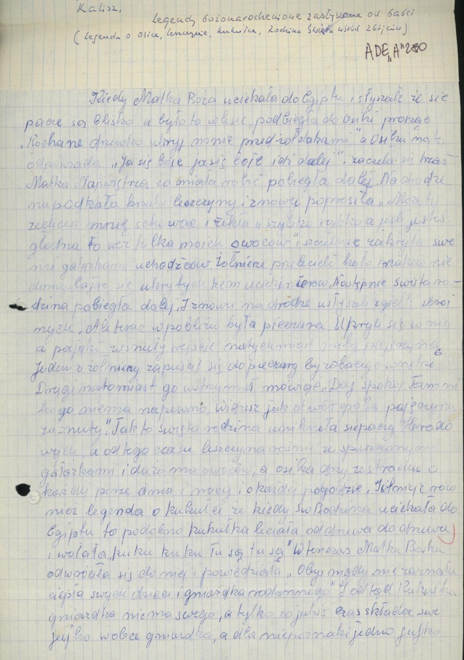 Legendy bożonarodzeniowe zasłyszane od babci