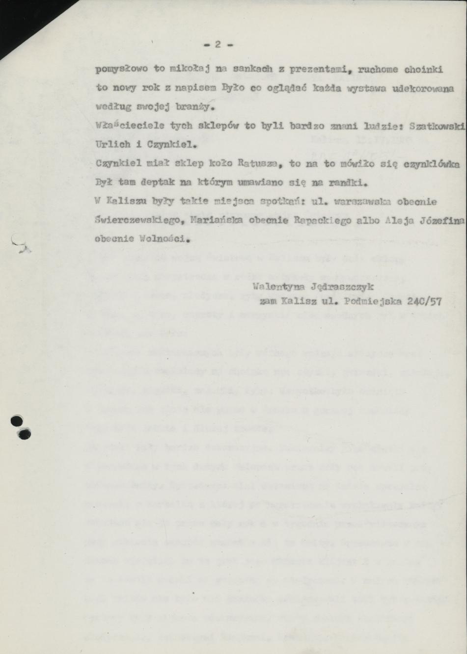 Kalisz przed pierwszą wojną światową