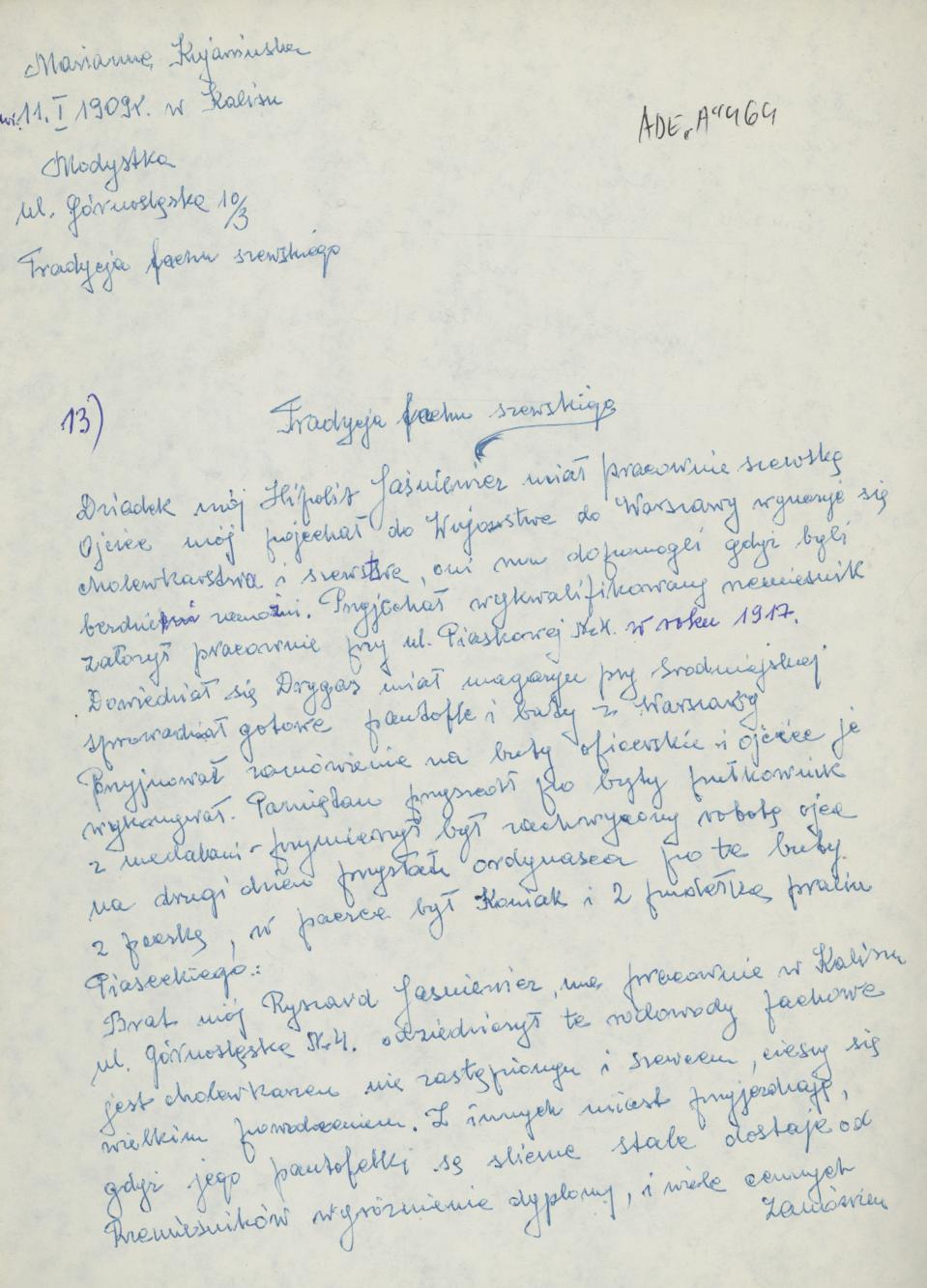 Tradycja fachu szewskiego