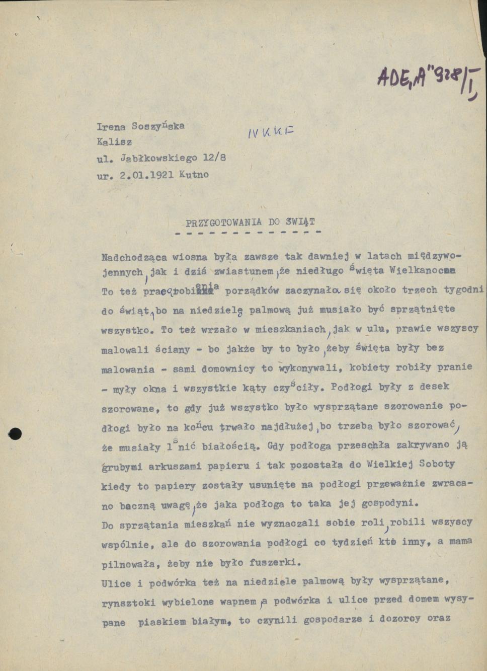 Przygotowania do świąt