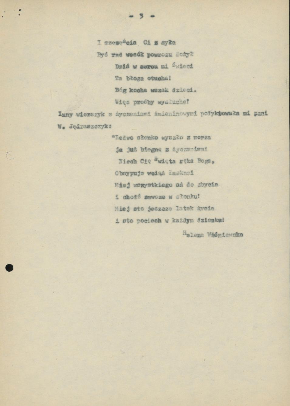 Imieniny w okresie międzywojennym