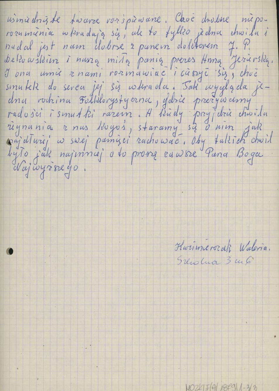 Moje życie w Kole Folkloru