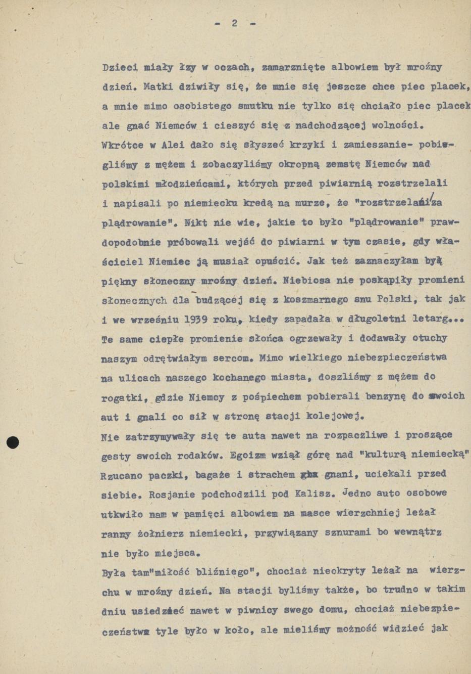 23 stycznia 1945 - dzień wyzwolenia miasta Kalisza