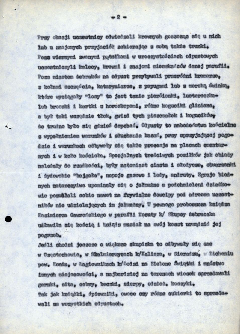 Odpusty kaliskie i w okolicach