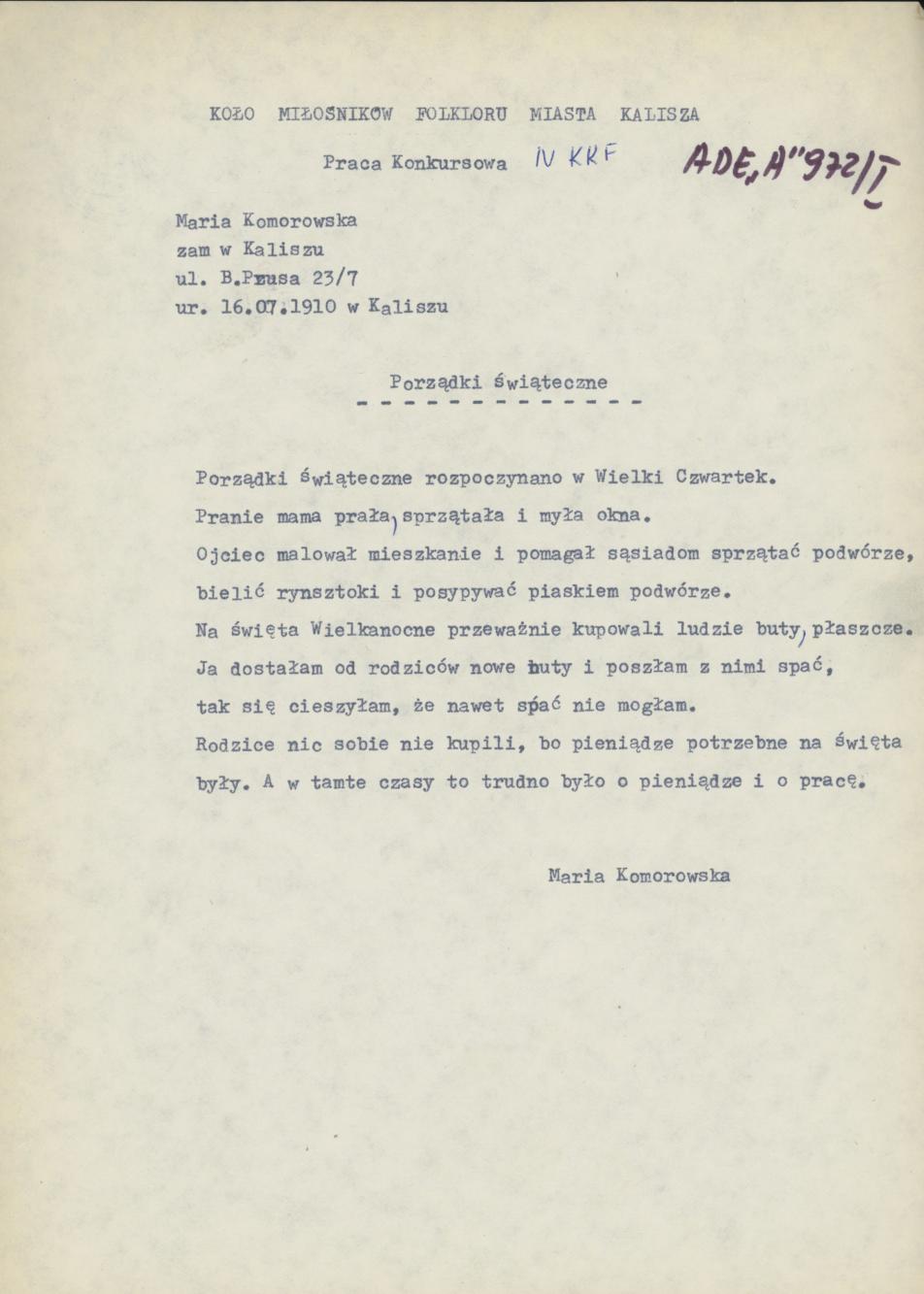 Porządki świąteczne