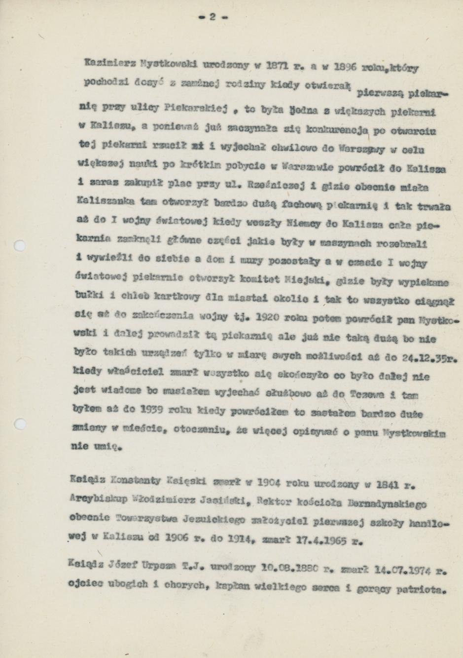 Notatki podręczne Józefa Noskowskiego