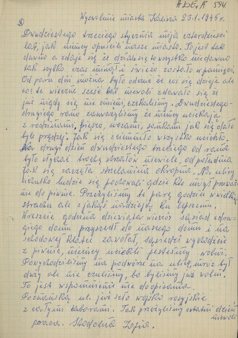 Wyzwolenie miasta Kalisza