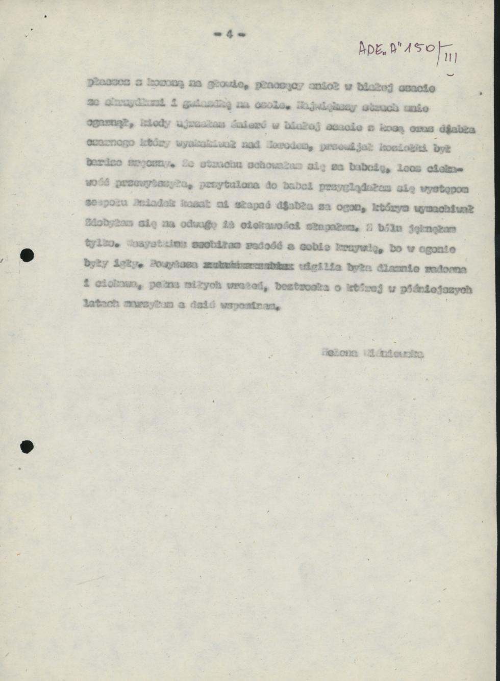 Wigilia u mojej babci lata 1921-22