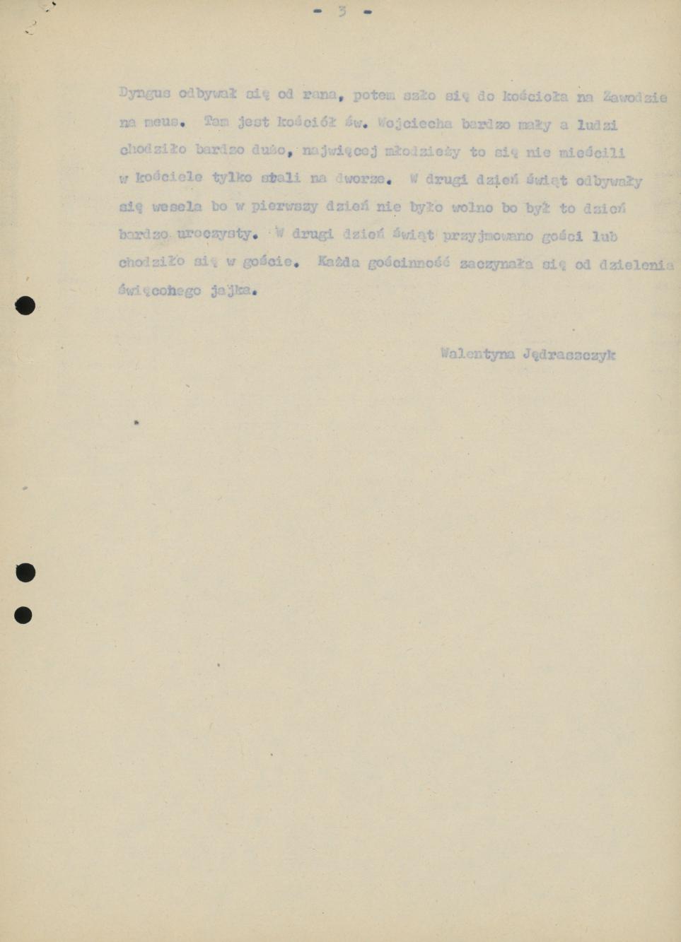 Zwyczaje wielkopostne i Wielkanoc