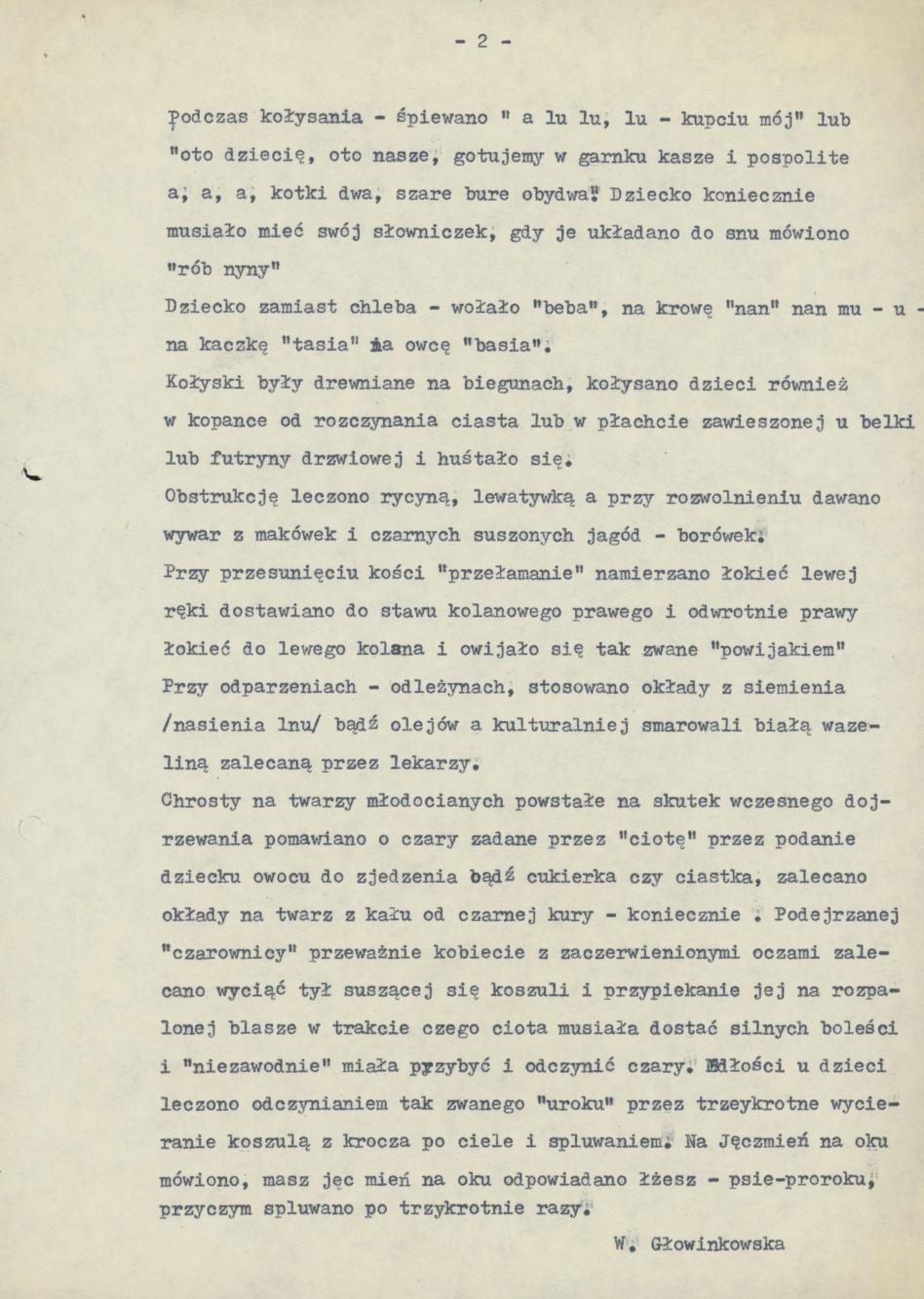 Dawne odżywianie dzieci, ich zabawianie i leczenie