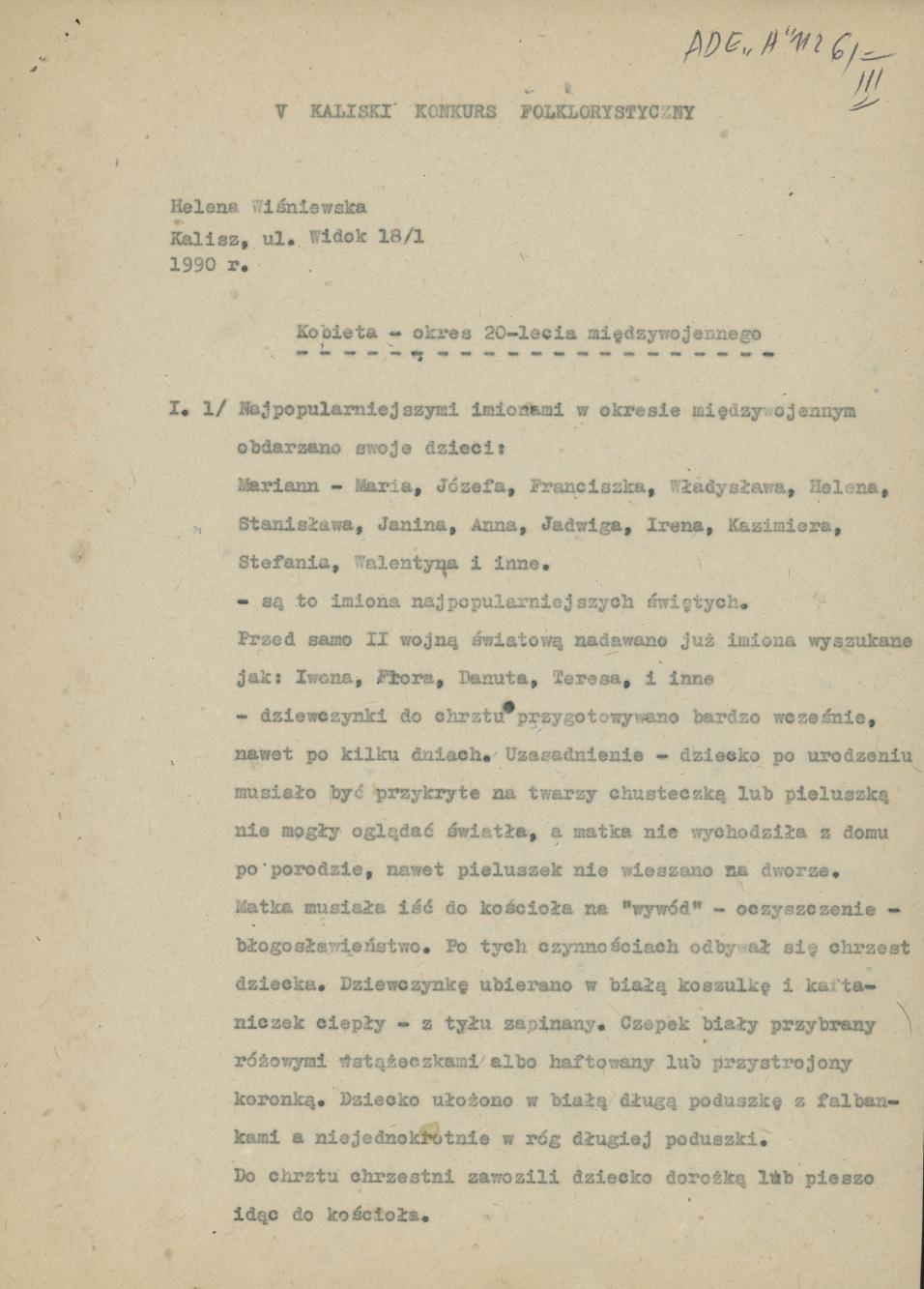 Kobieta - okres 20-lecia międzywojennego