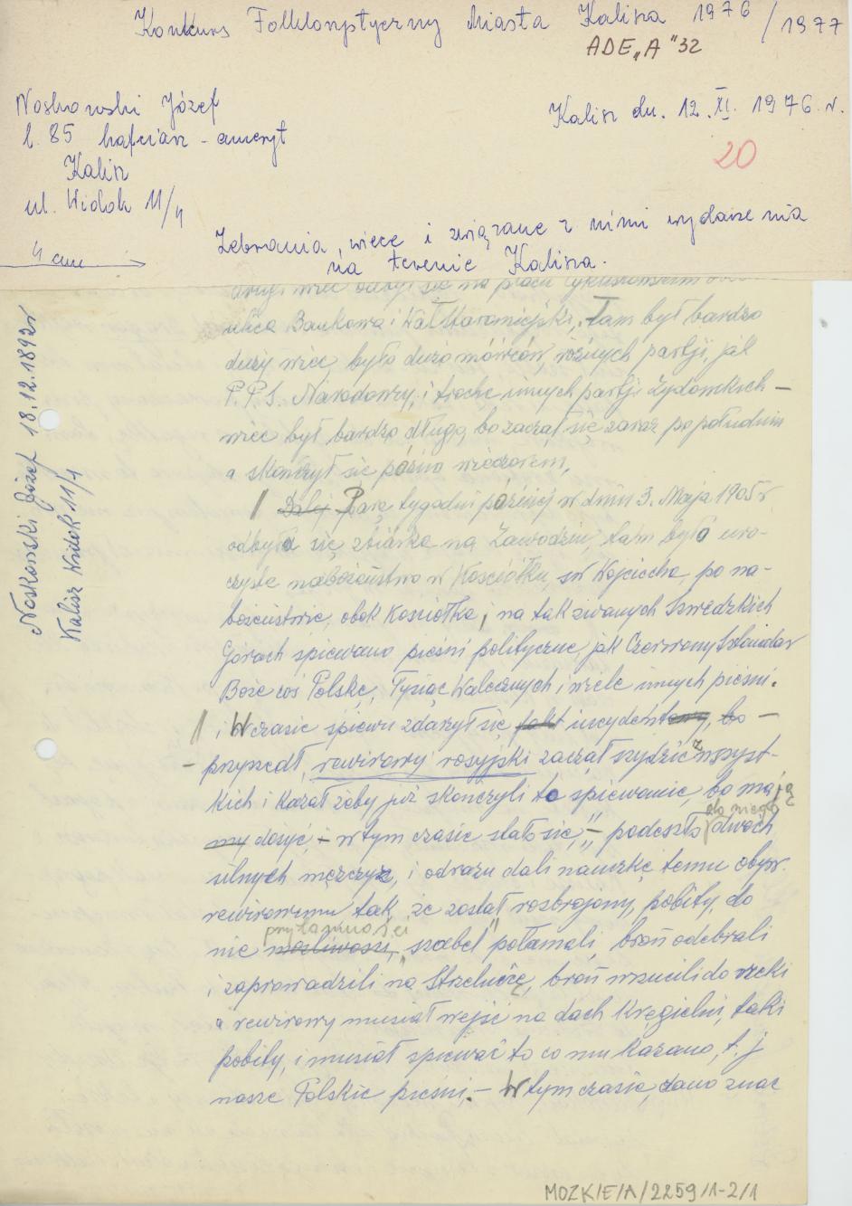 Zebrania, wiece i związane z nimi wydarzenia na terenie Kalisza