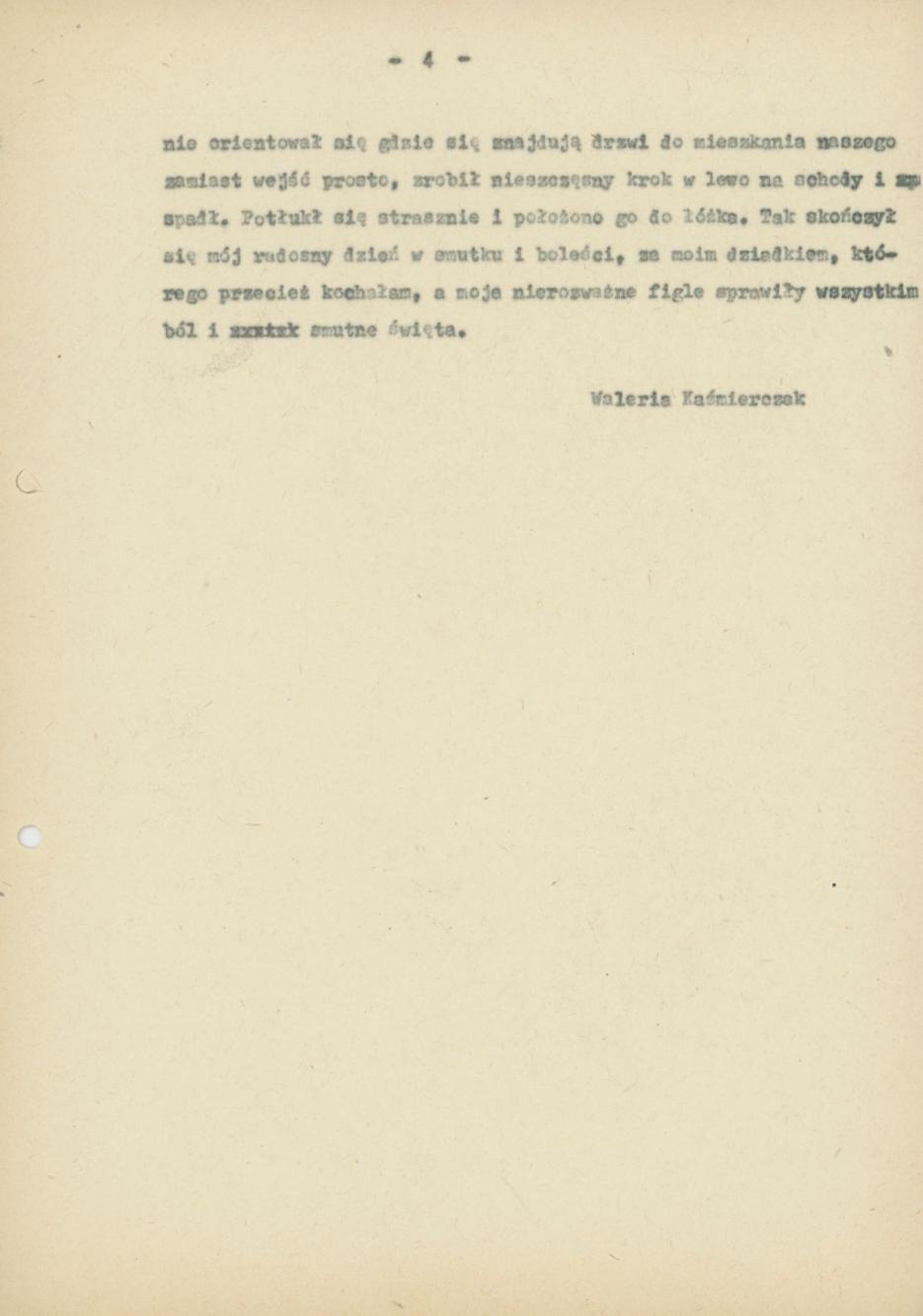 Choinka u mojej babci, rok 1917