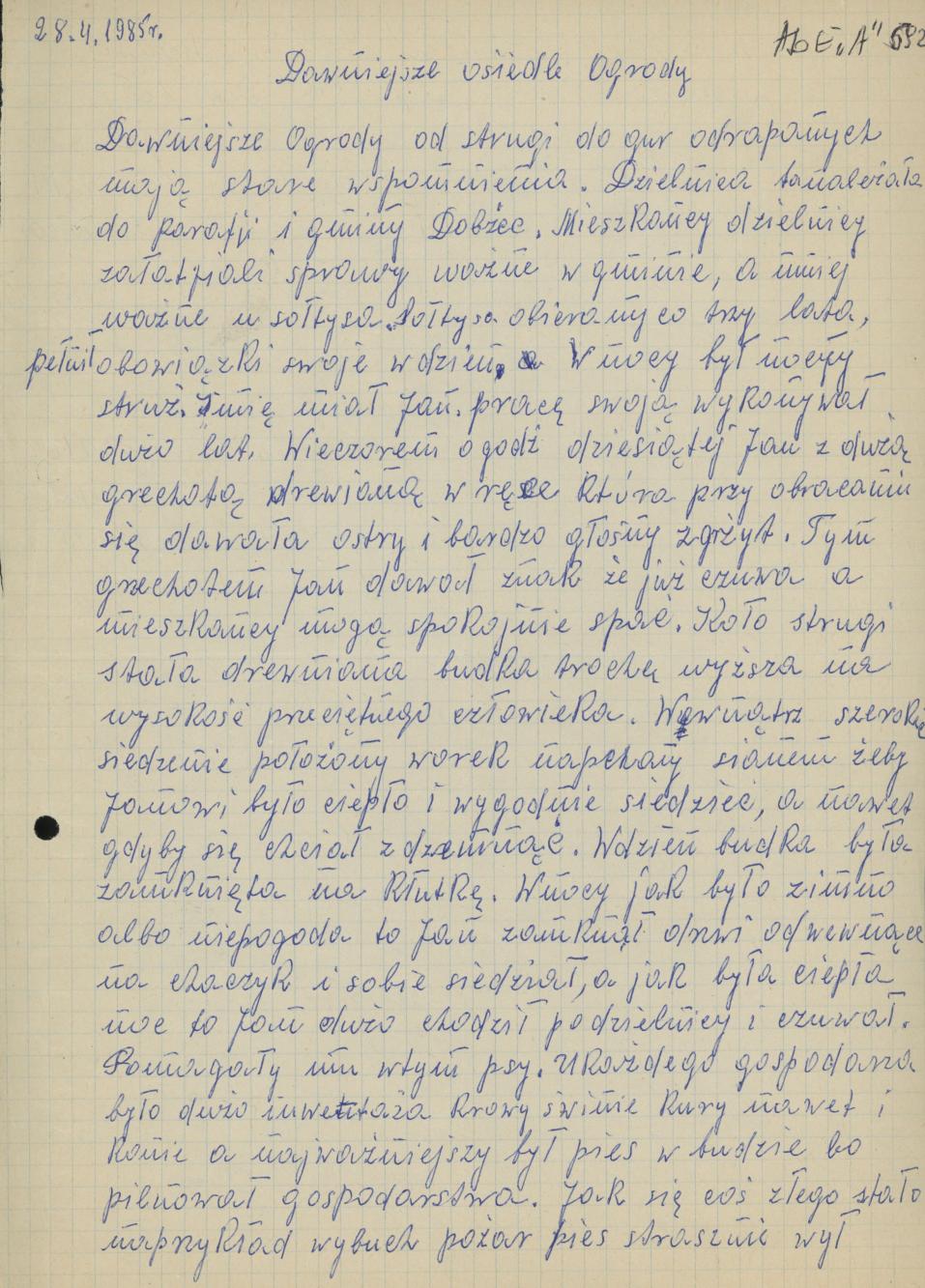 Dawniejsze osiedle Ogrody