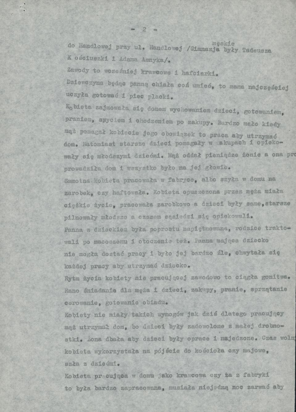 Kobieta w czasie międzywojennym