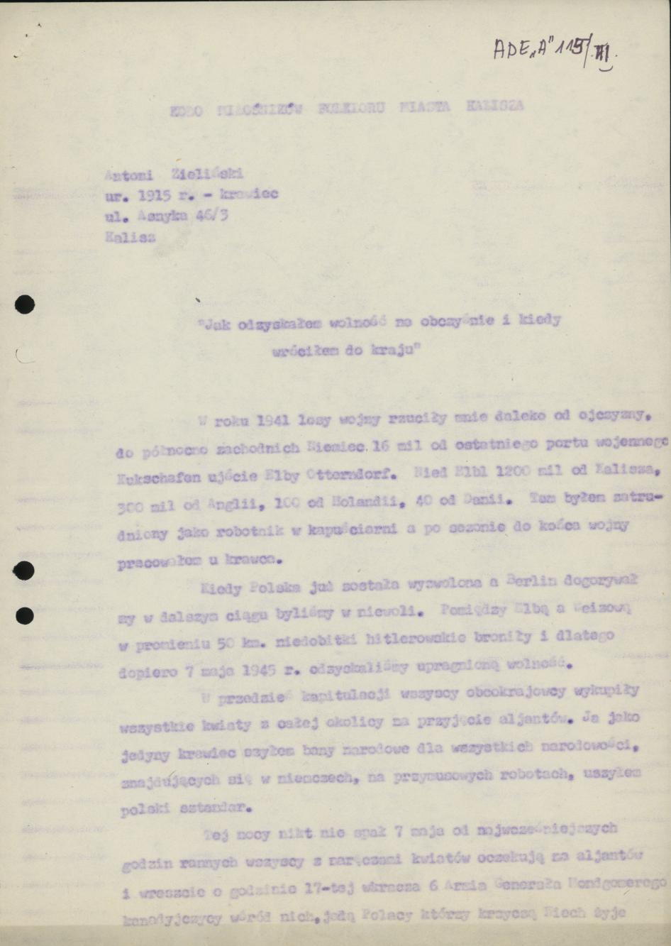 Jak odzyskałem wolność na obczyźnie i kiedy wróciłem do kraju