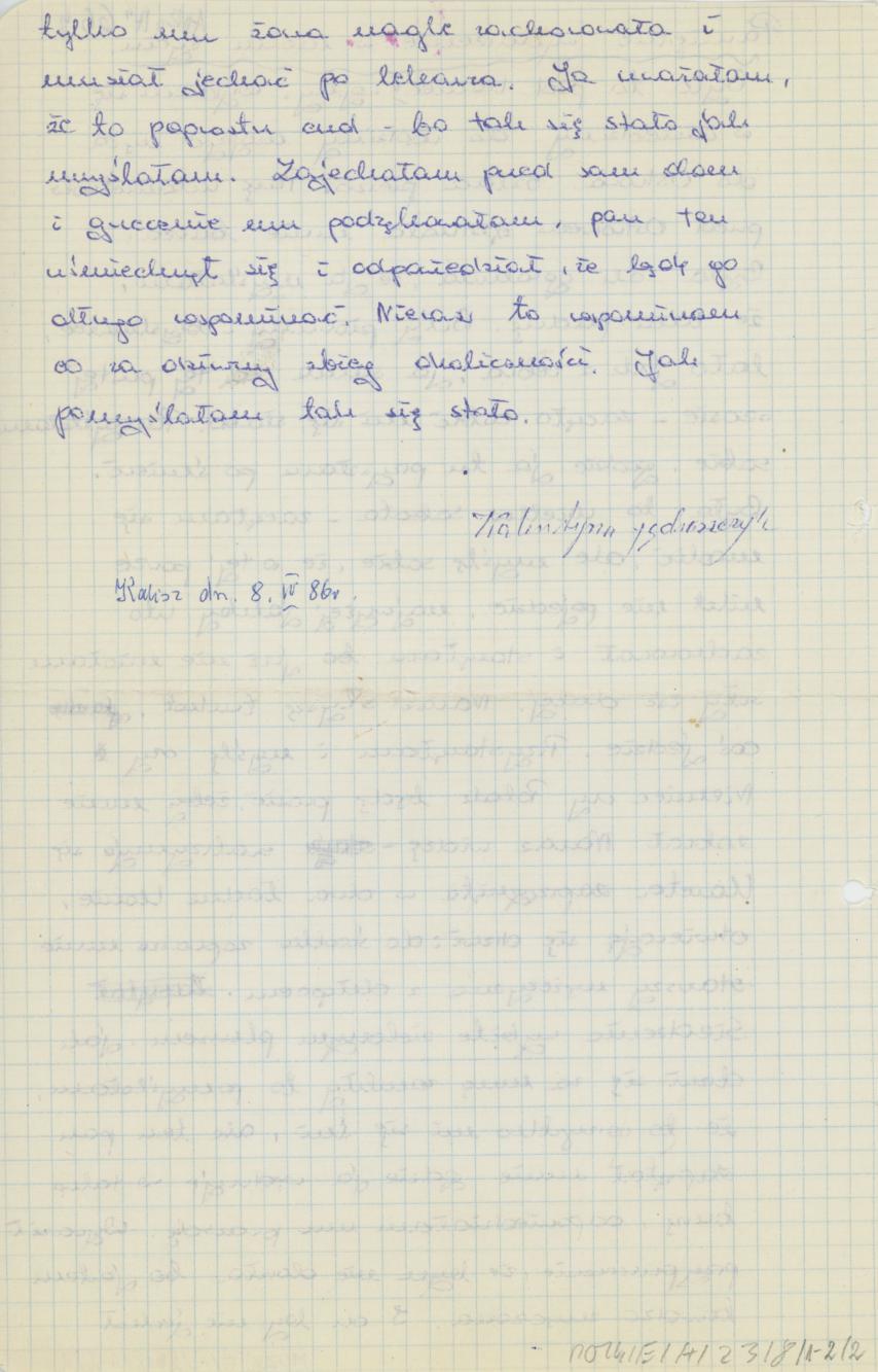 Pamiętne wydarzenie w moim życiu