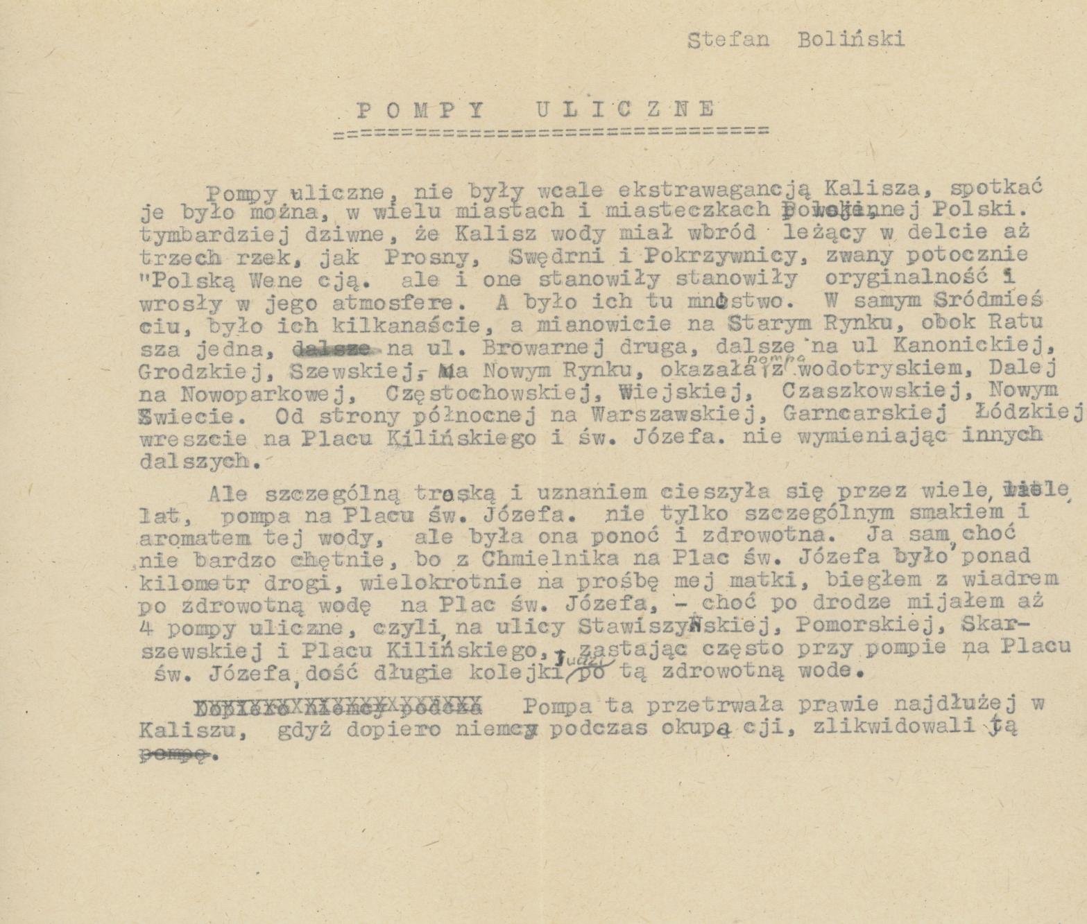 O niektórych zajęciach