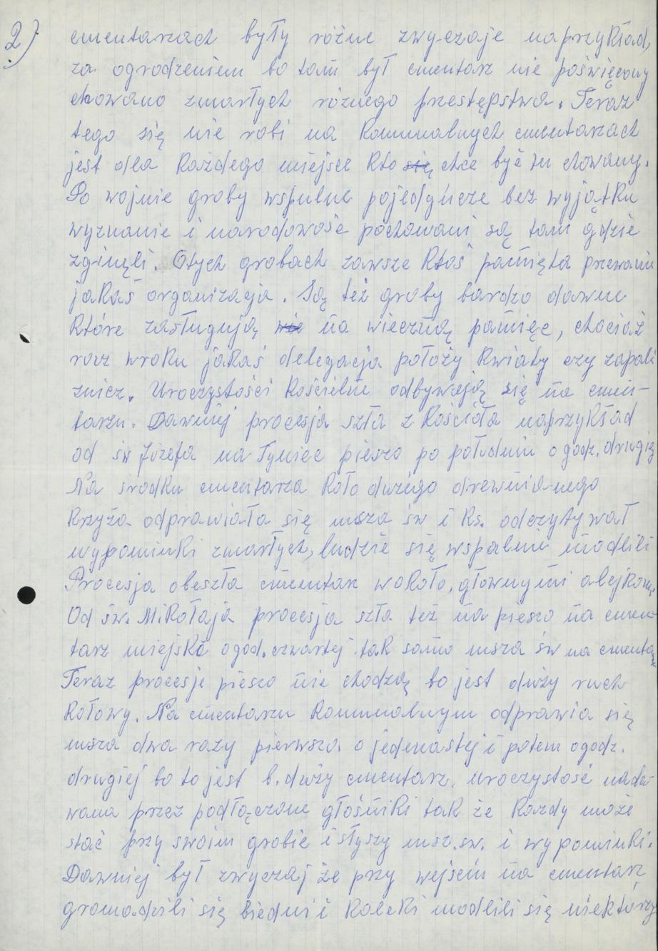 Porządkowanie grobów na dzień zmarłych