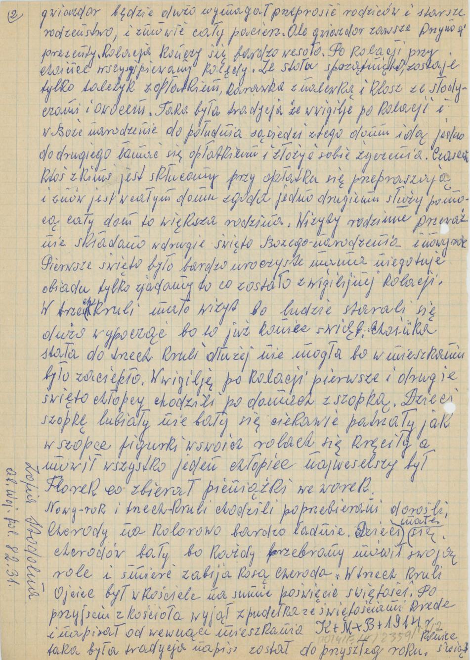 Choinka u mojej mamy