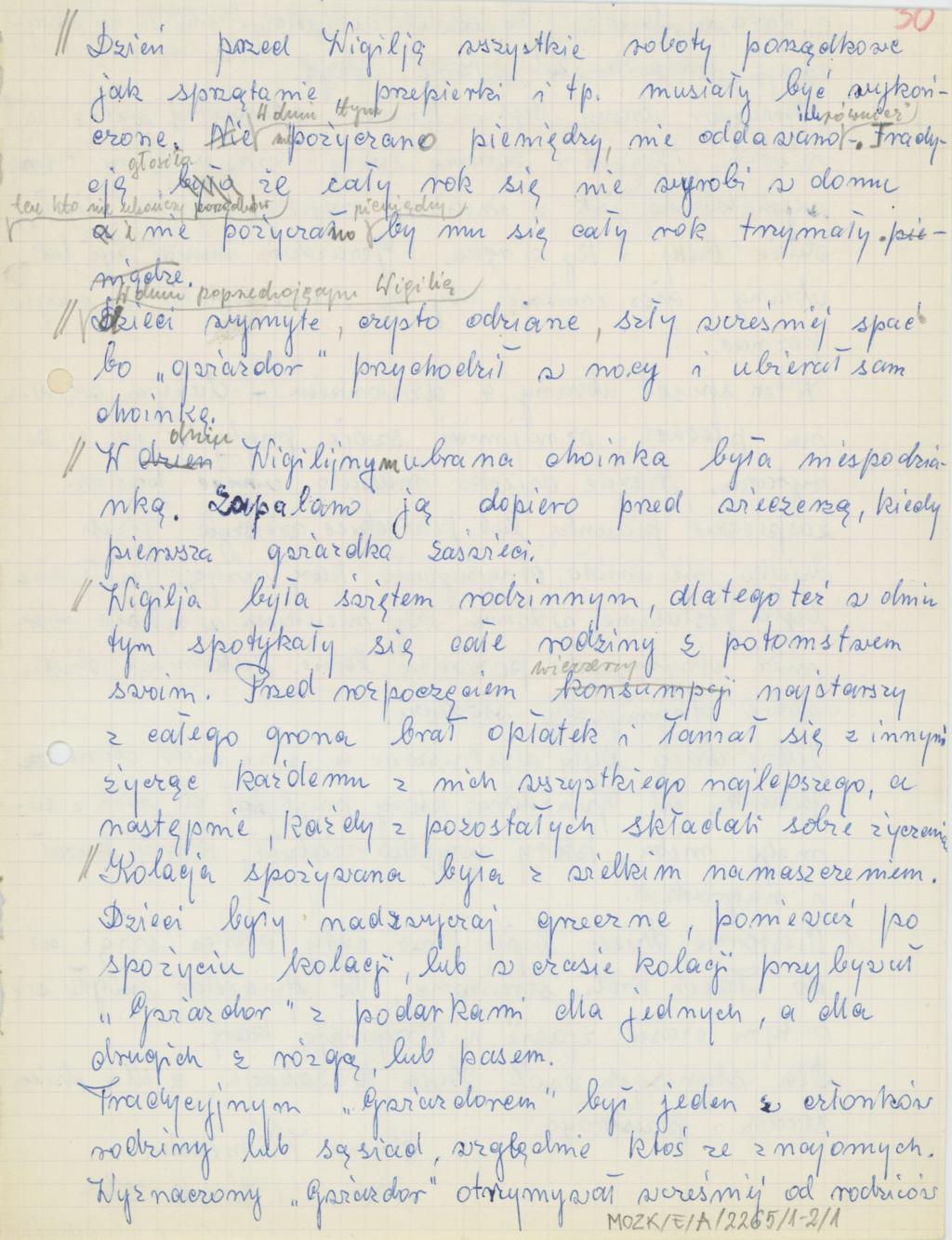 Uroczystości wigilijne Bożego Narodzenia "Gwiazdor"