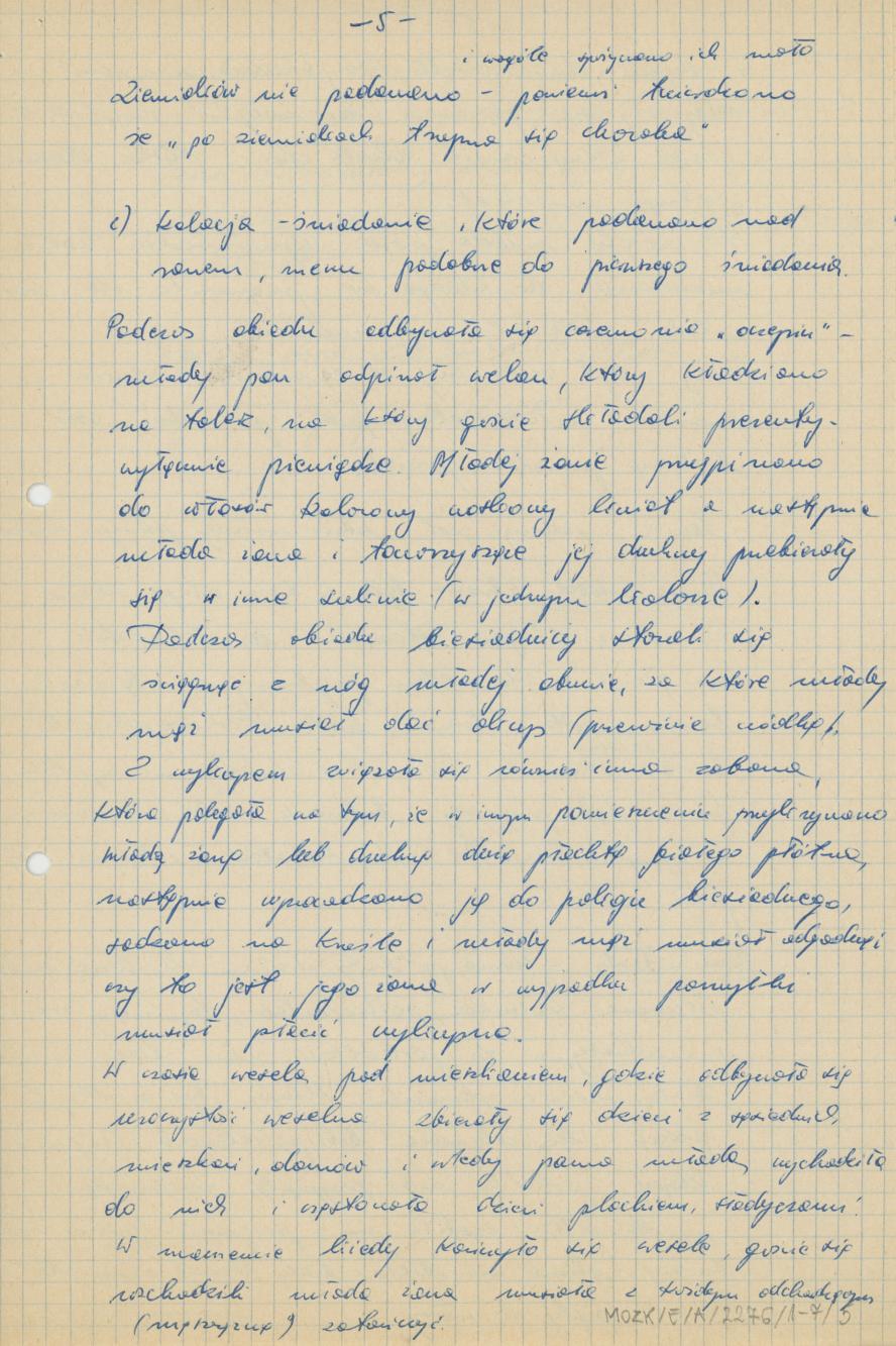 Zwyczaje rodzinne i towarzyskie. Wesele