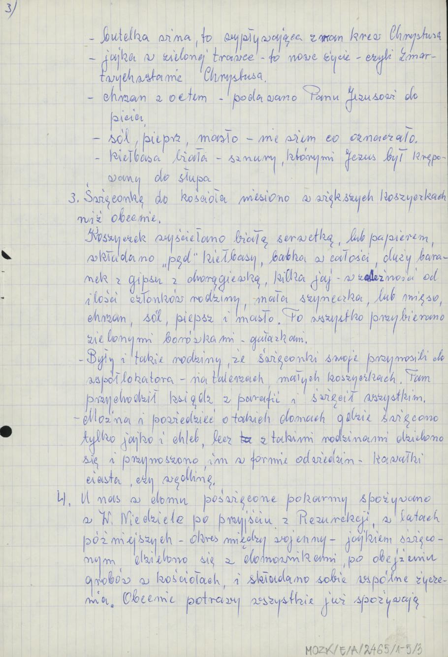 Wybrane zagadnienia z zakresu obrzędowości wielkanocnej