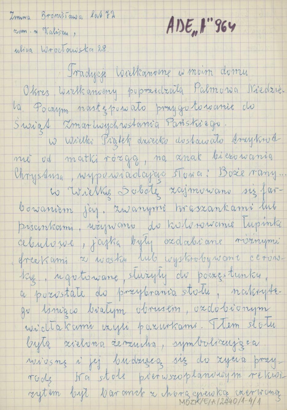 Tradycje wielkanocne w moim domu