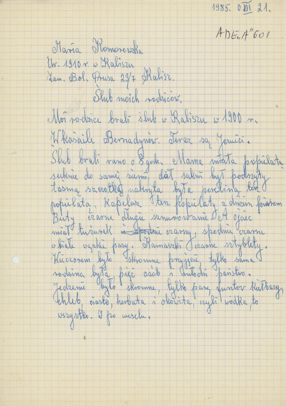 Ślub moich rodziców