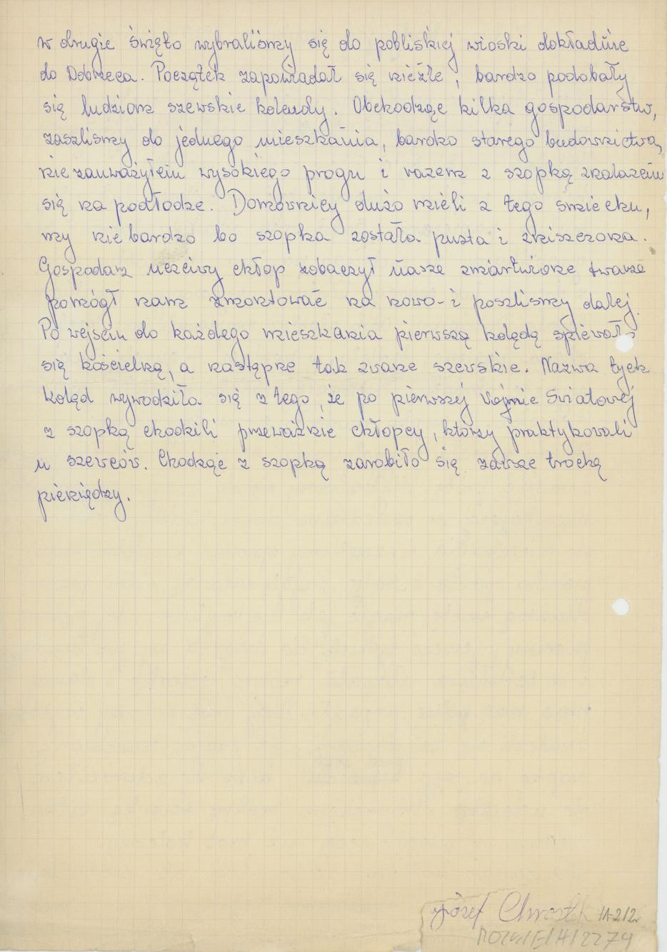 Opis tradycyjnej szopki z 1920-1930 r.