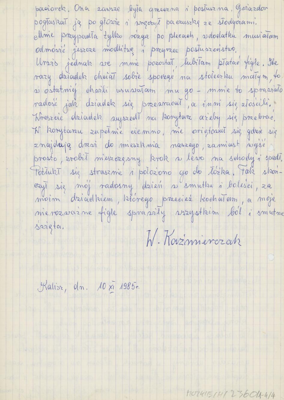 Choinka u mojej babci, rok 1917