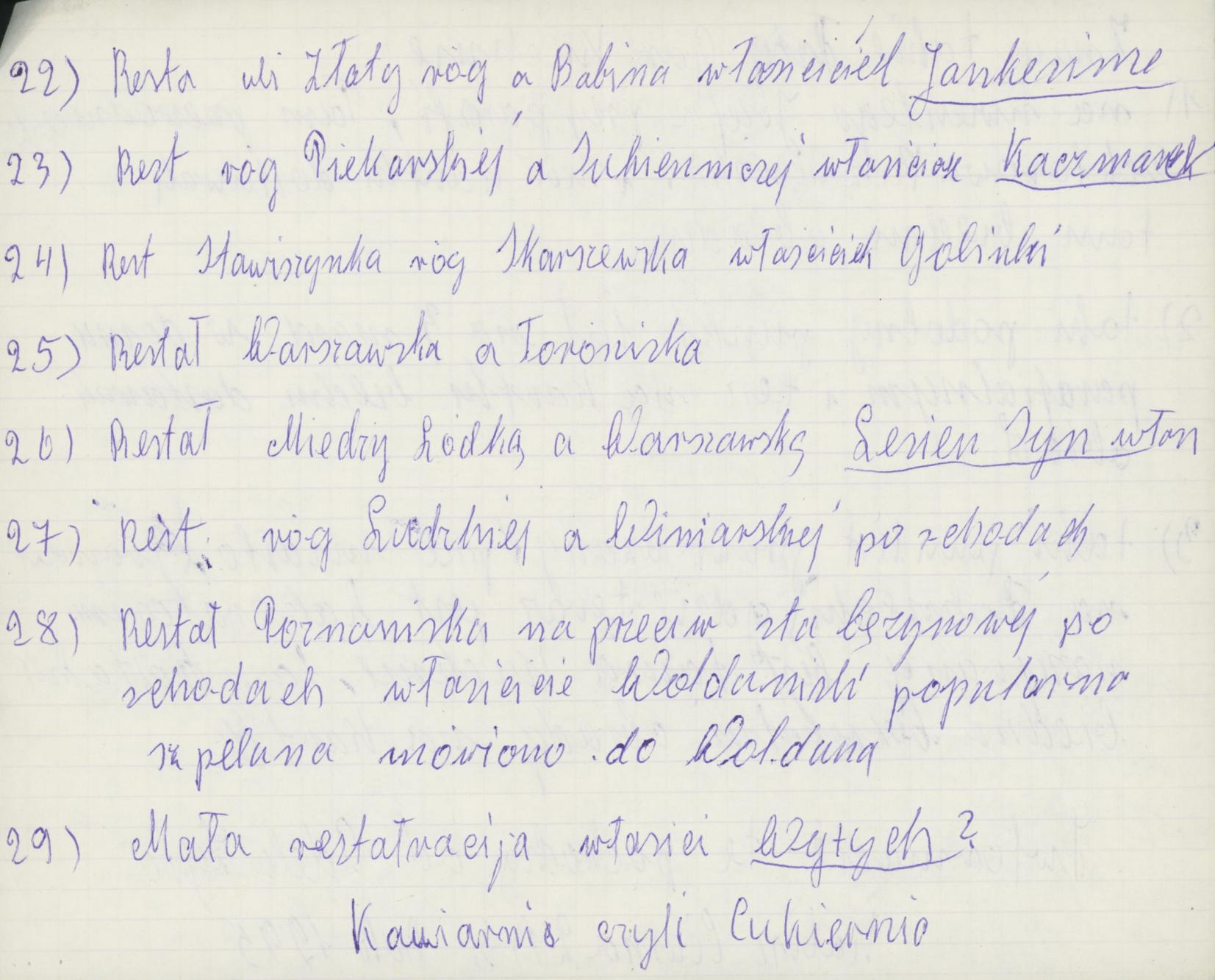 Kaliskie restauracje, kawiarnie, letnie ogródki i hotele w latach 1920-45