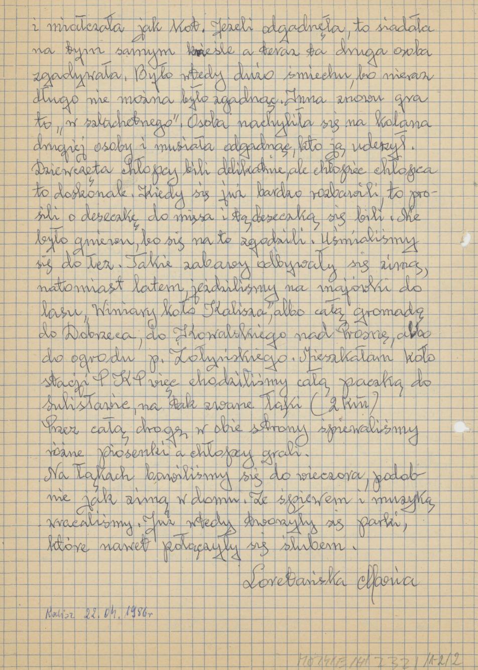 Jak spędzano wieczory w moich młodych latach (międzywojennych)