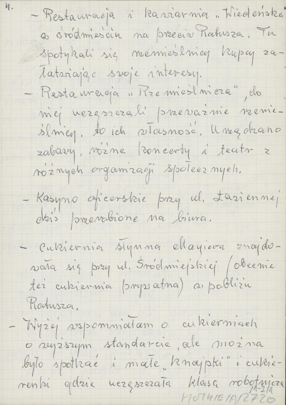 Hotele, restauracje i cukiernie w okresie międzywojennym