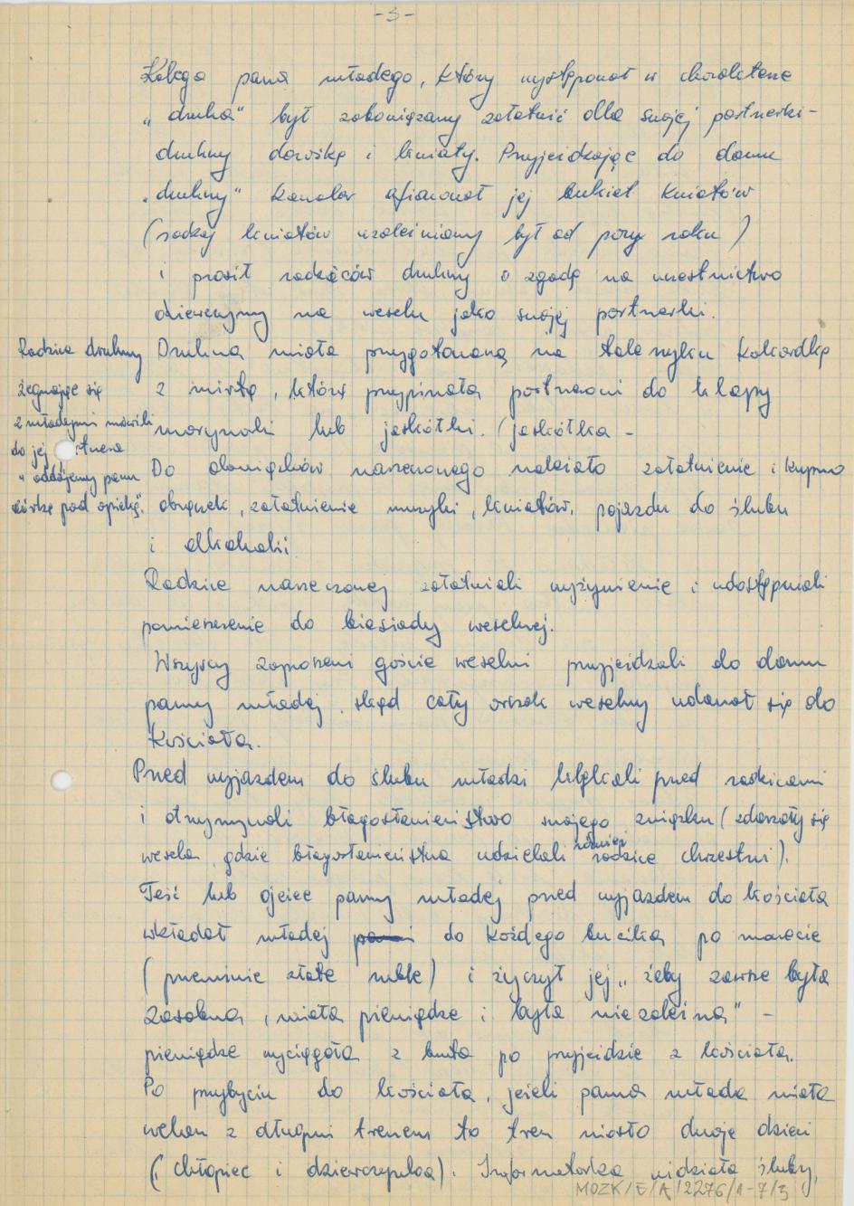 Zwyczaje rodzinne i towarzyskie. Wesele