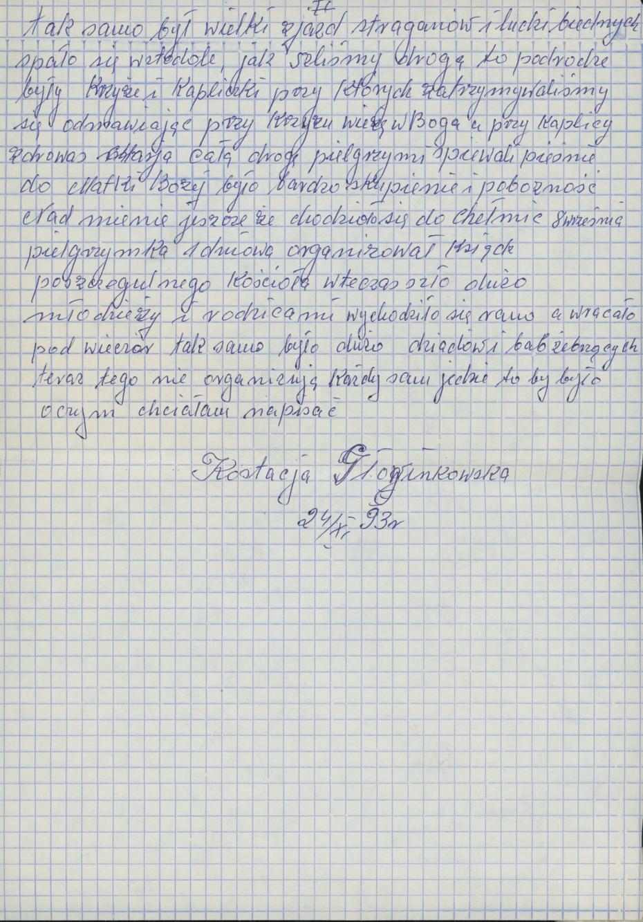 Wspomnienia z pielgrzymek z lat 1930