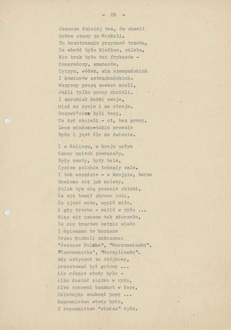 Stary Kalisz. Dzieje przeszłe wierszem, cz. 3