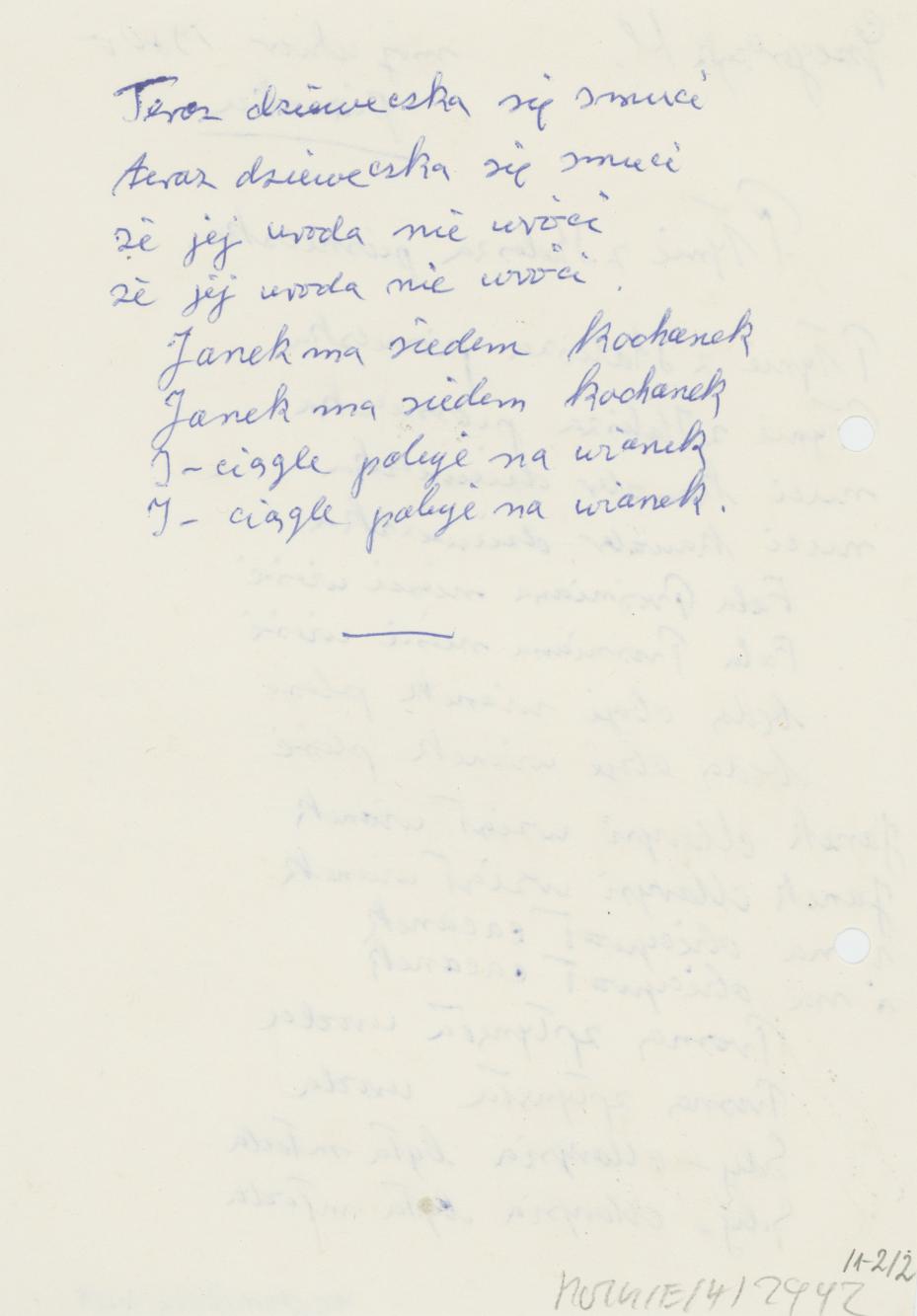 Płynie z Kalisza piosneczka