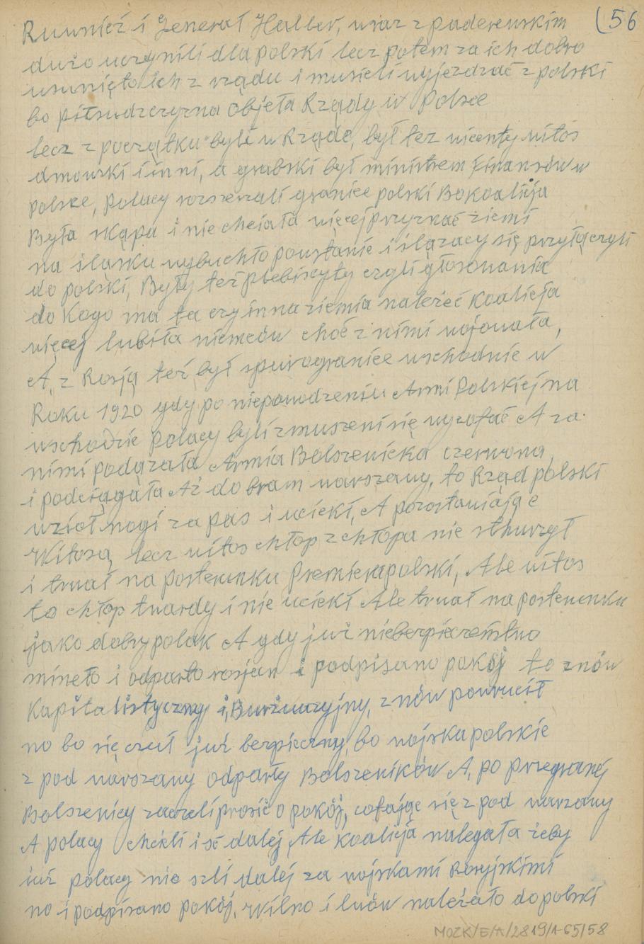 Mój pamiętnik oraz wspomnienia z moich młodych lat i z przeżyć z czasów I wojny światowej, cz. 5