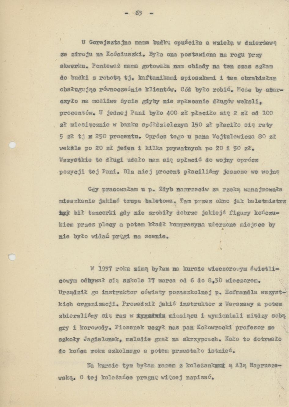 Pamiętnik rodziny i znajomych "Moi i ja i moje miasto", cz. 5