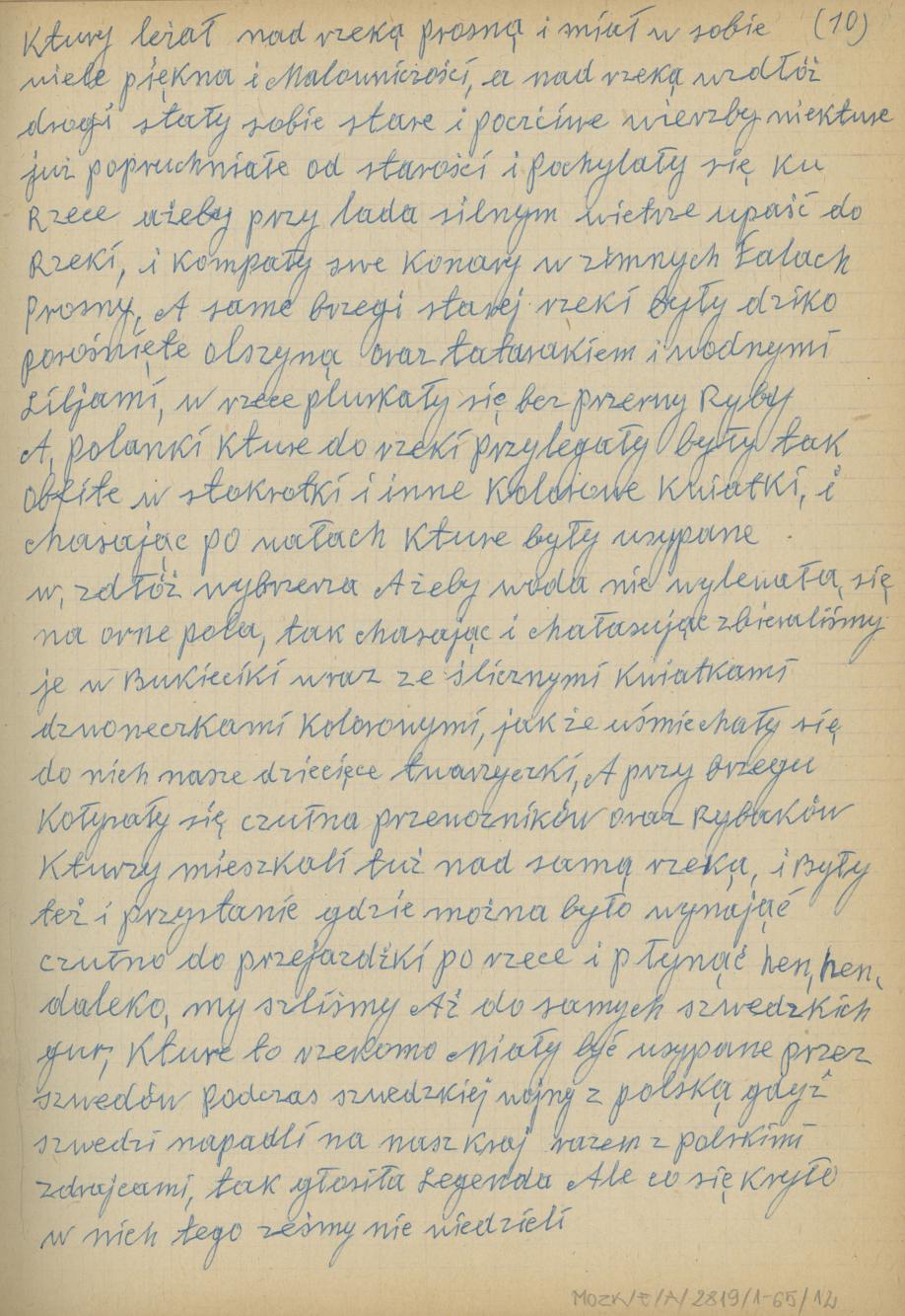 Mój pamiętnik oraz wspomnienia z moich młodych lat i z przeżyć z czasów I wojny światowej, cz. 1