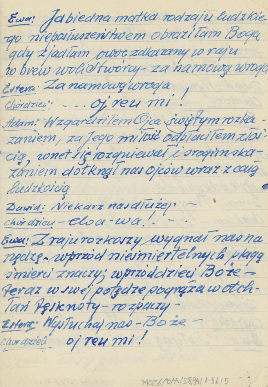 Misterium o Bożym Narodzeniu i inne utwory, cz. 1