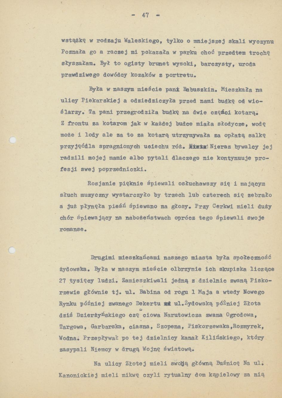 Pamiętnik rodziny i znajomych "Moi i ja i moje miasto", cz. 4