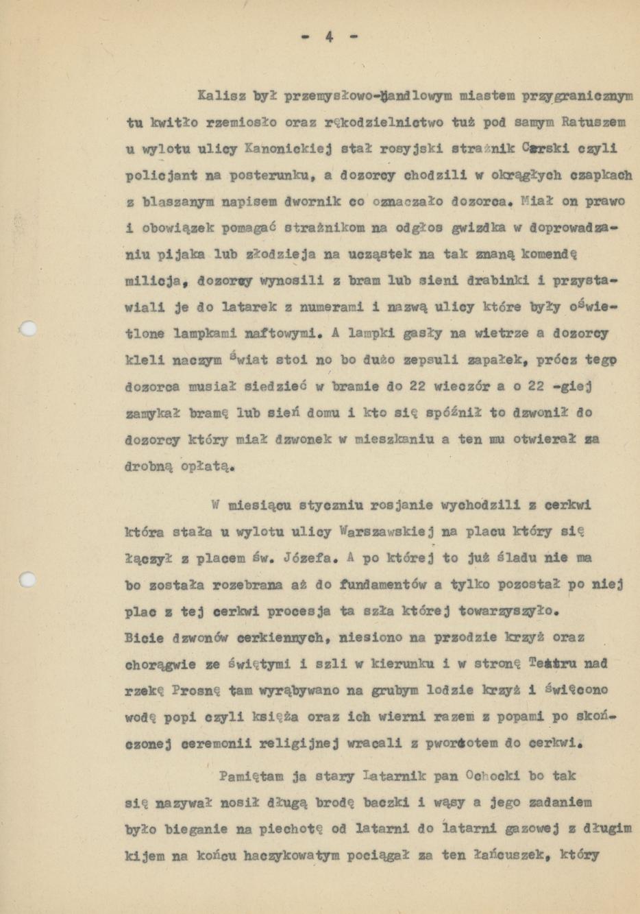 Mój pamiętnik oraz wspomnienia z moich młodych lat i z przeżyć z czasów I wojny światowej, cz. 1