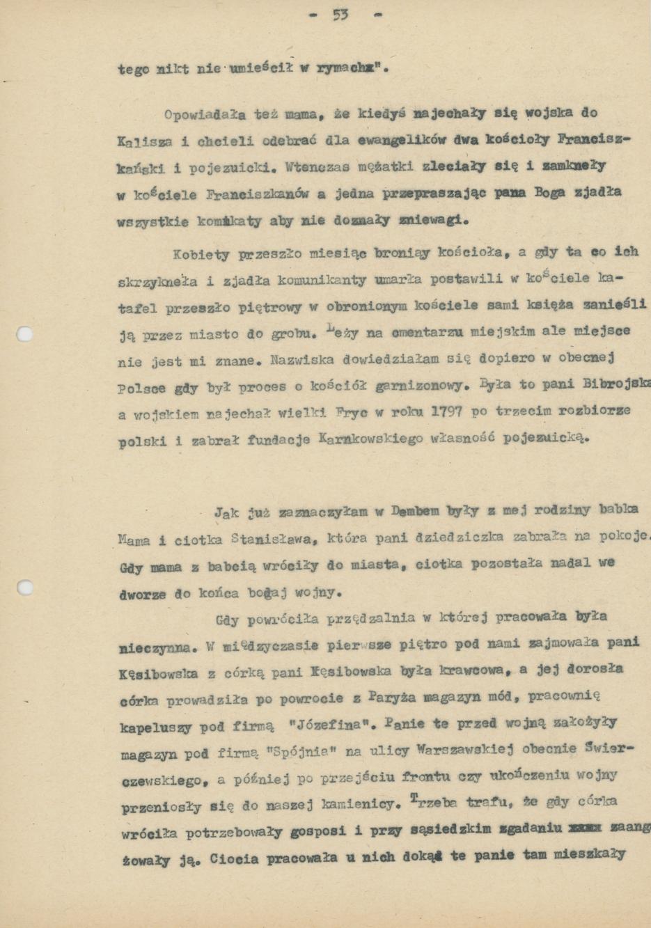 II część Pamiętnika rodzinnego i znajomych "Moi, ja i moje miasto", cz. 5